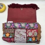 Rangeela Maroon Banjara Bag - Inside view