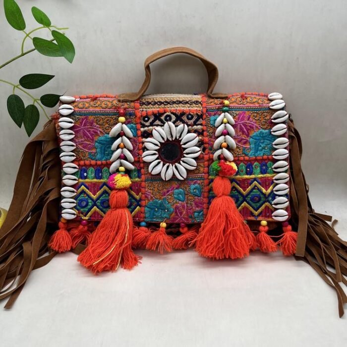 Rangoli Raas Banjara Bag - Front view