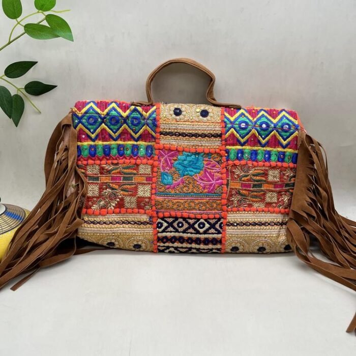 Rangoli Raas Banjara Bag - Back view