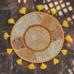 Sarson Sunehri Round Table Mat - view 4