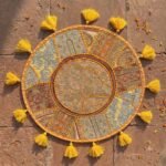 Sarson Sunehri Round Table Mat - view 5