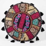 Shyam Rang Round Table Mat - top view