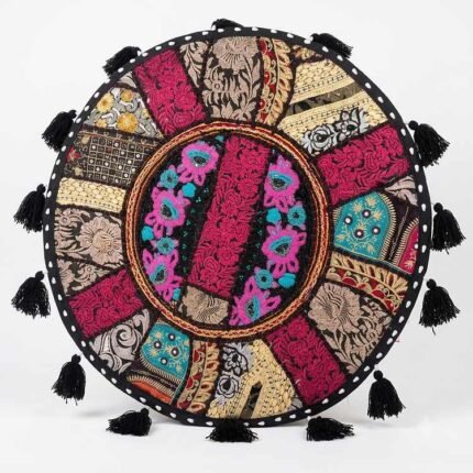 Shyam Rang Round Table Mat - top view