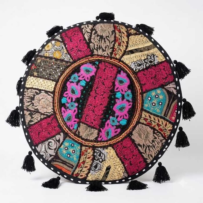 Shyam Rang Round Table Mat - view 7