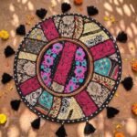 Shyam Rang Round Table Mat - view 8