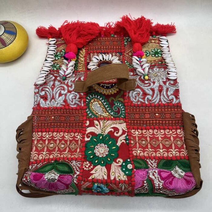 Sindoor Shringar Banjara Bag - Flap opened out