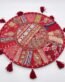 Sindoori Shaan Round Table Mat - top view
