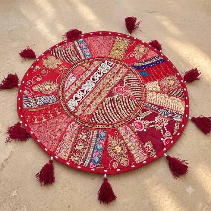 Sindoori Shaan Round Table Mat - view 4