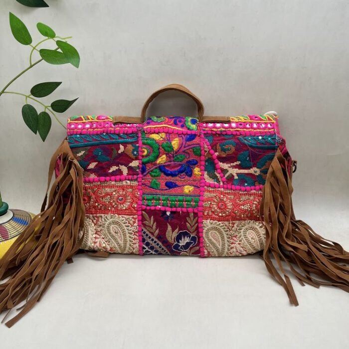 Teej Rang Banjara Bag - Back view